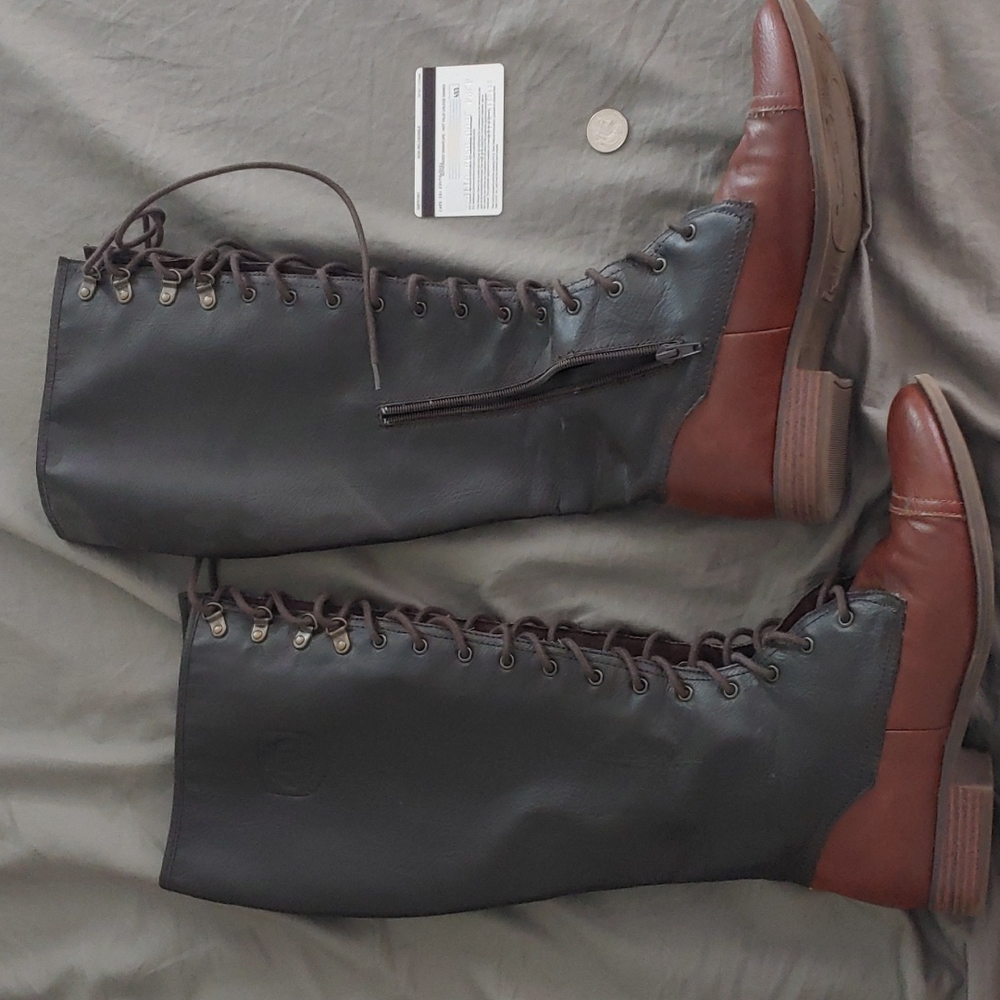Rocket Dog Lace-up Boots, size 9.5